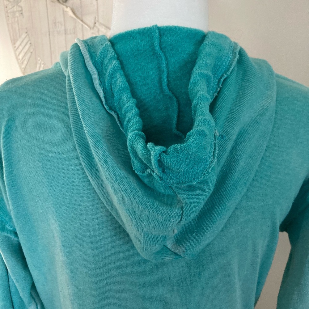 ❌SOLD Ocean Drive Teal pullover Hoodie - Picture 6 of 7